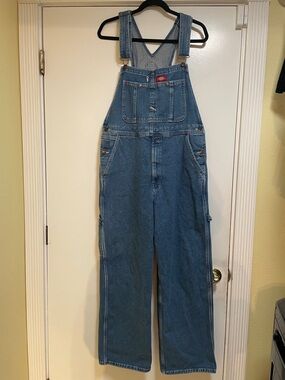 Dickies Blue Denim Women's Overalls
